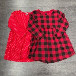 Hudson Baby Long Sleeve Dresses, Set of Two